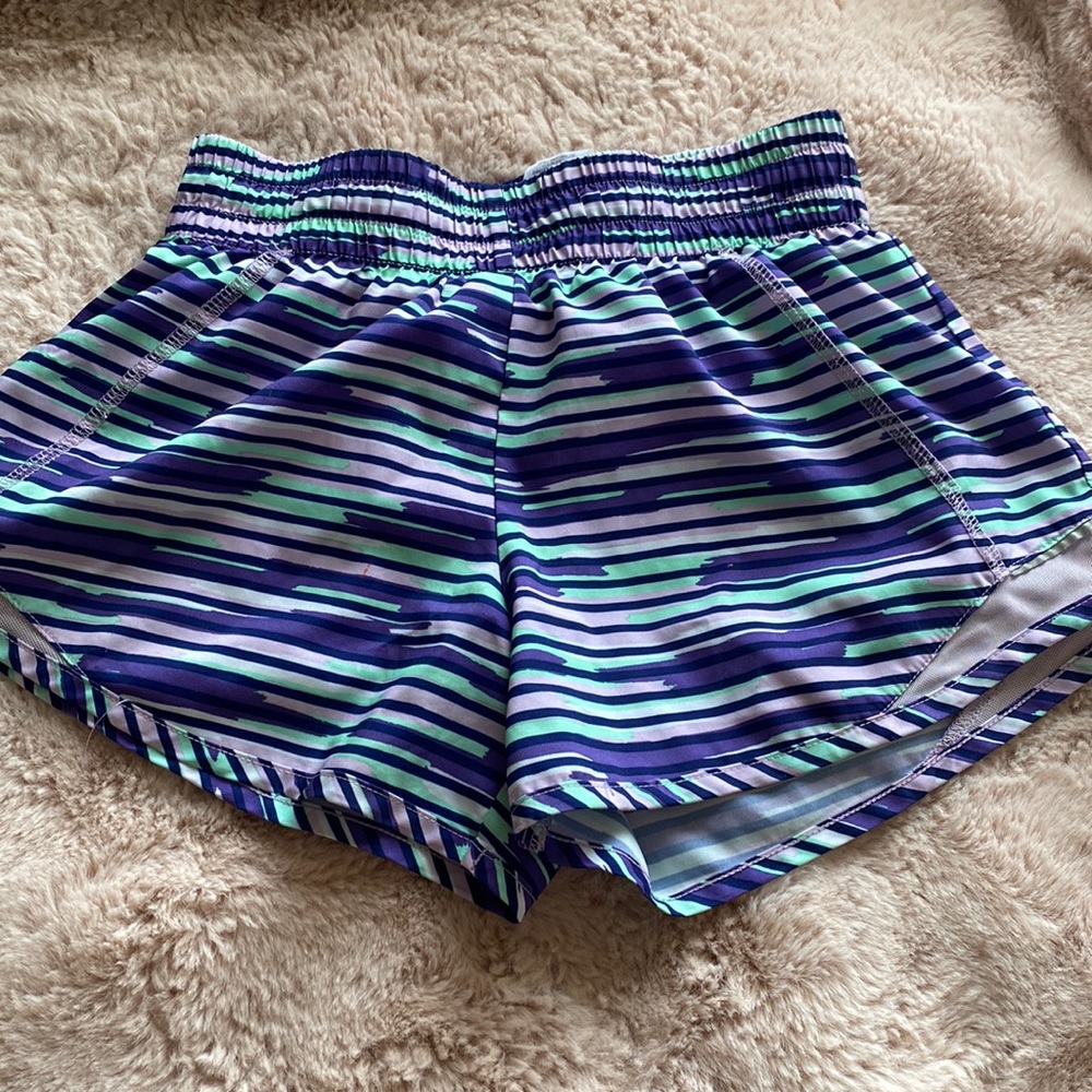 Athletic shorts! With built-in privacy pants. Adjustable!💜
